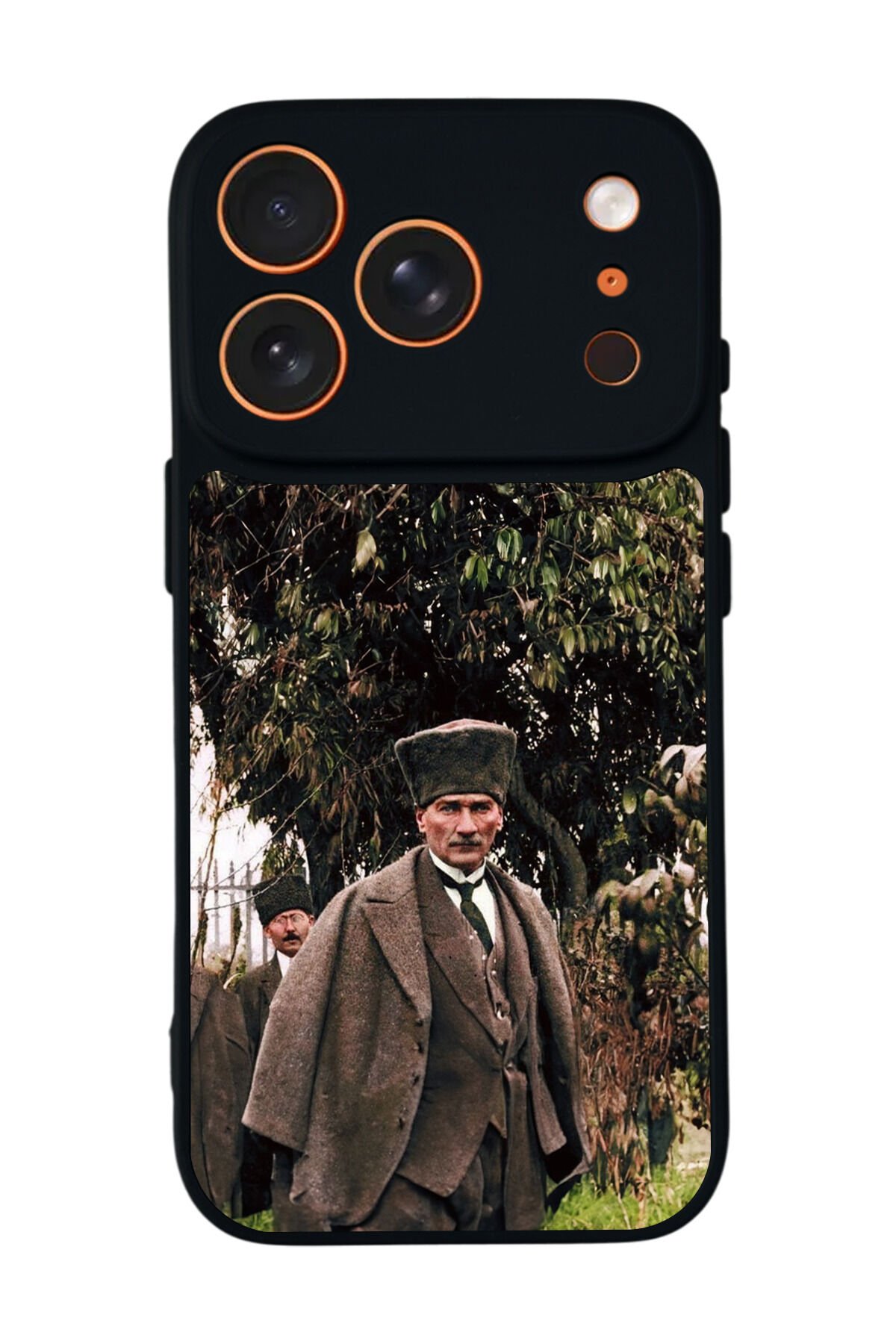 iPhone 17 Pro Max Uyumlu Mustafa Kemal Ataturk Tasarımlı Glossy Premium Kılıf
