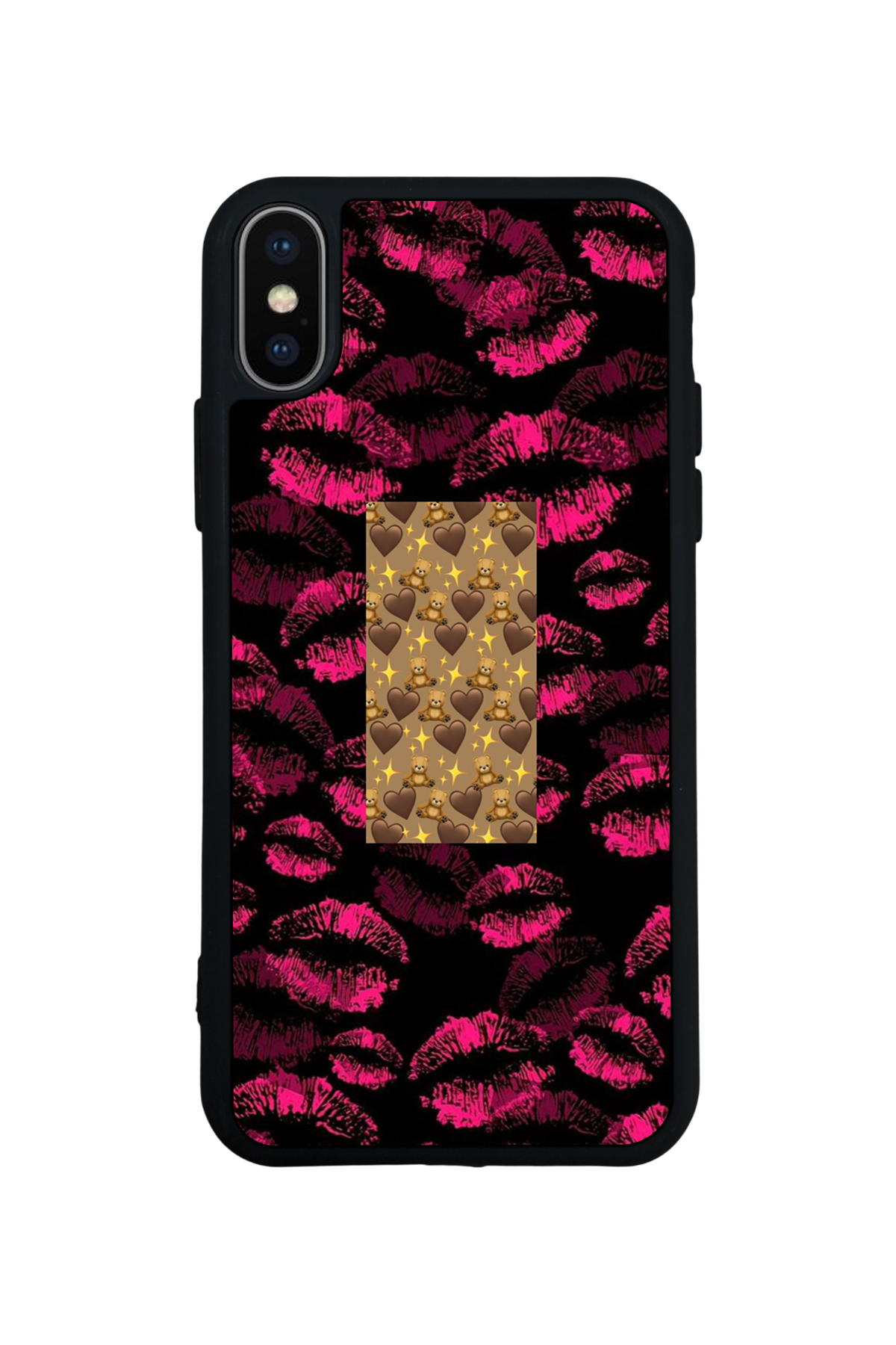 iPhone XS Max Uyumlu Dudak Tasarımlı Glossy Premium Kılıf