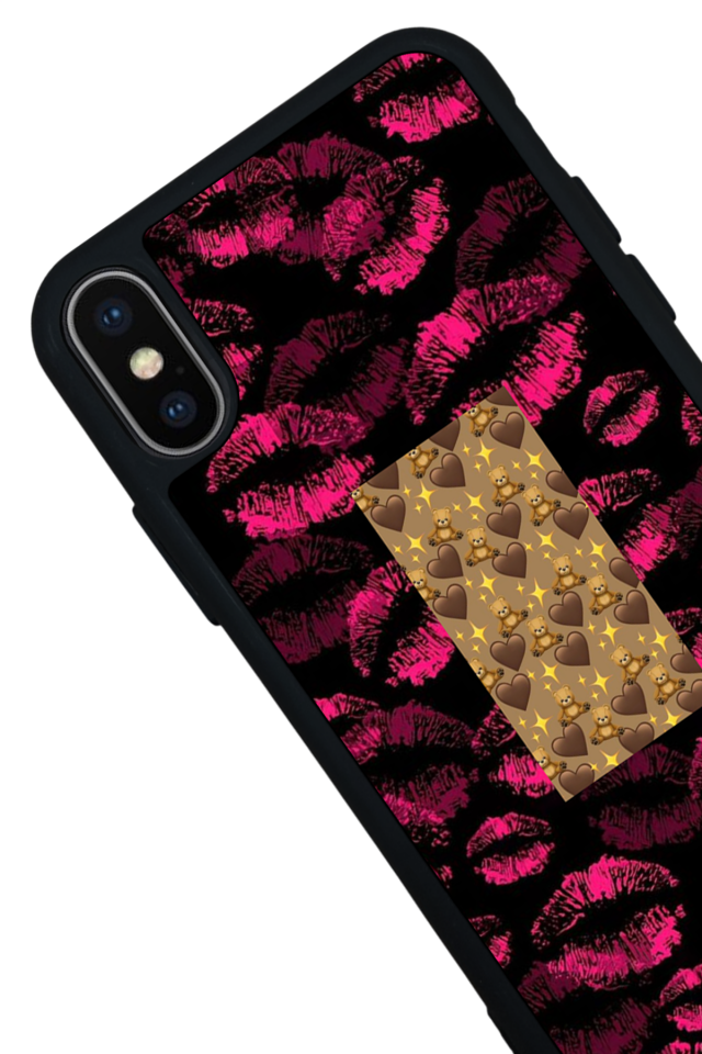 iPhone XS Max Uyumlu Dudak Tasarımlı Glossy Premium Kılıf