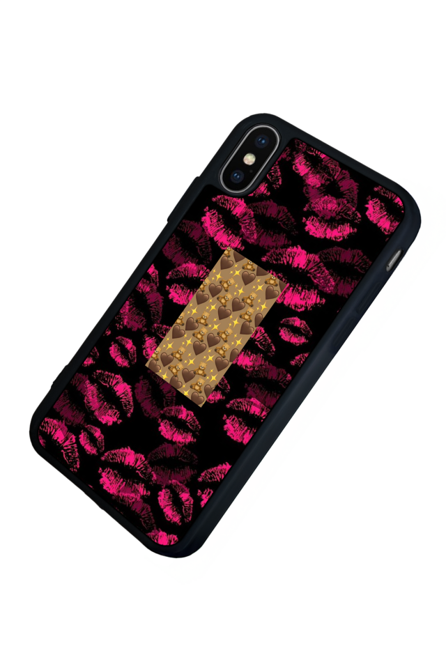 iPhone XS Max Uyumlu Dudak Tasarımlı Glossy Premium Kılıf