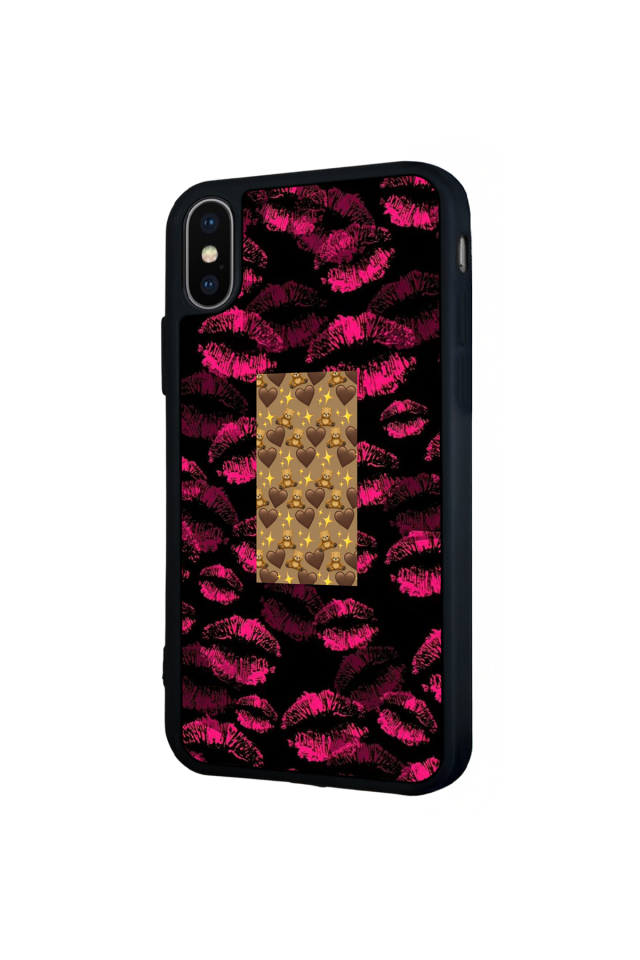 iPhone XS Max Uyumlu Dudak Tasarımlı Glossy Premium Kılıf