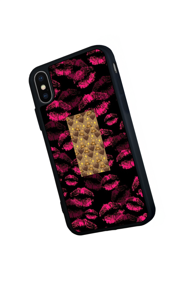 iPhone XS Max Uyumlu Dudak Tasarımlı Glossy Premium Kılıf