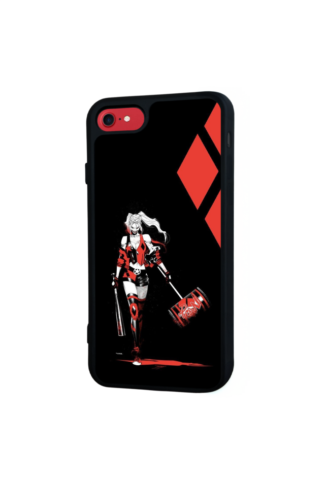 iPhone SE Uyumlu HarleyQueen Tasarımlı Glossy Premium Kılıf
