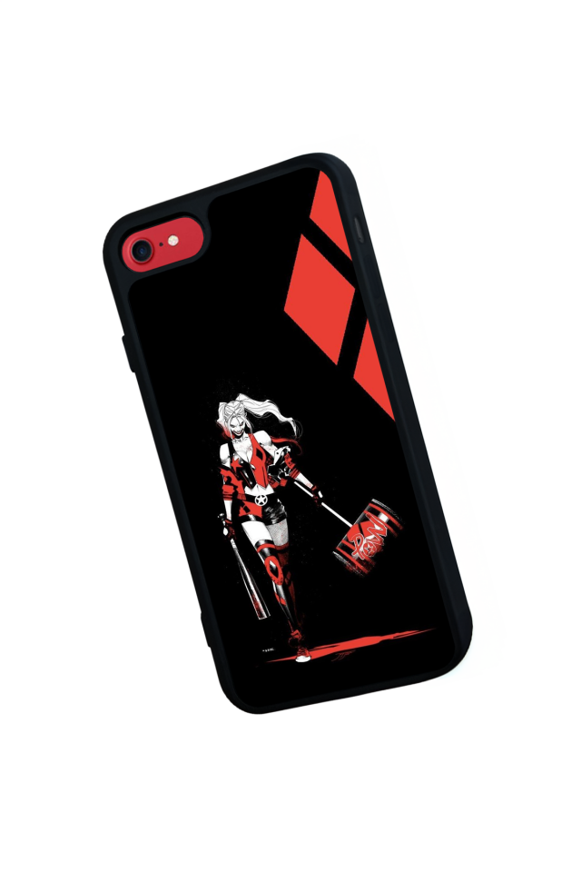 iPhone SE Uyumlu HarleyQueen Tasarımlı Glossy Premium Kılıf