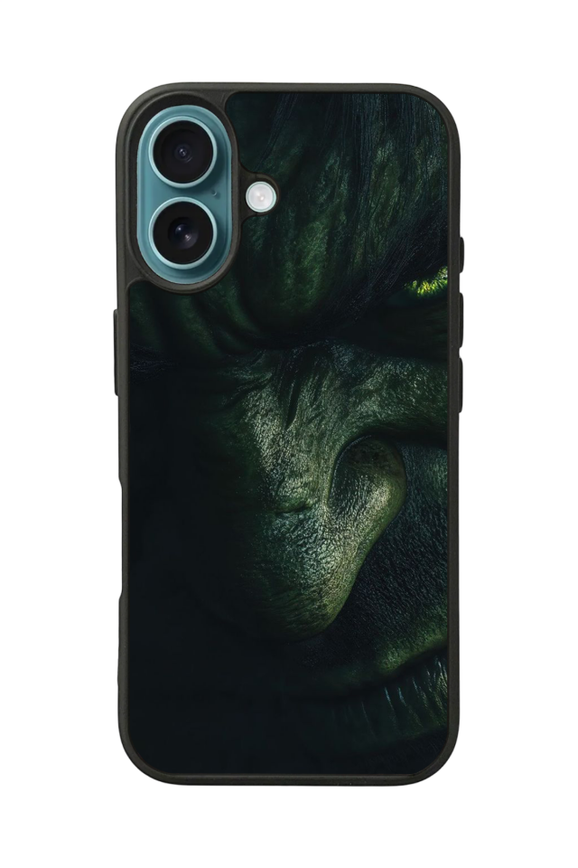 iPhone 16 Plus Uyumlu Hulk Tasarımlı Glossy Premium Kılıf
