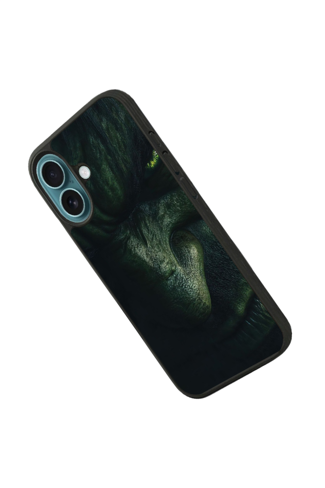 iPhone 16 Plus Uyumlu Hulk Tasarımlı Glossy Premium Kılıf