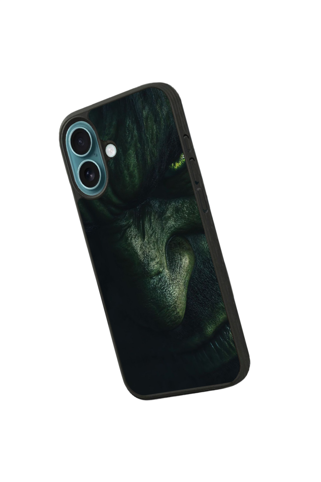 iPhone 16 Plus Uyumlu Hulk Tasarımlı Glossy Premium Kılıf