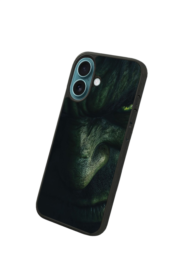 iPhone 16 Plus Uyumlu Hulk Tasarımlı Glossy Premium Kılıf