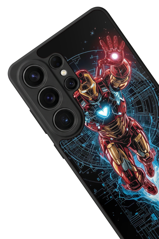Samsung Galaxy S26 Ultra Uyumlu Iron Man ( Demir Adam ) Tasarımlı Glossy Premium Kılıf