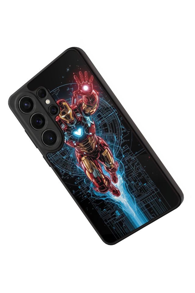 Samsung Galaxy S26 Ultra Uyumlu Iron Man ( Demir Adam ) Tasarımlı Glossy Premium Kılıf