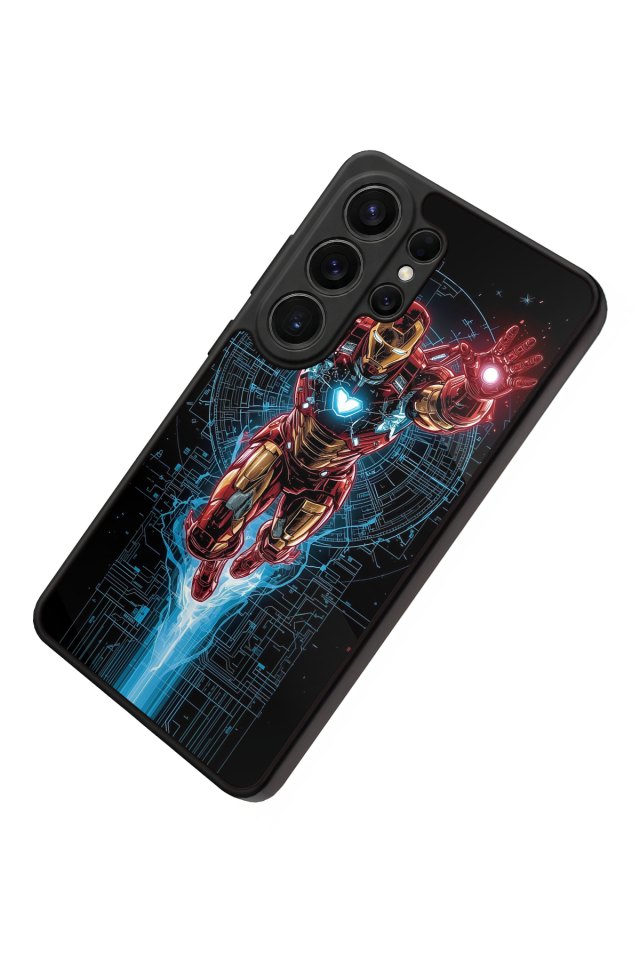 Samsung Galaxy S26 Ultra Uyumlu Iron Man ( Demir Adam ) Tasarımlı Glossy Premium Kılıf