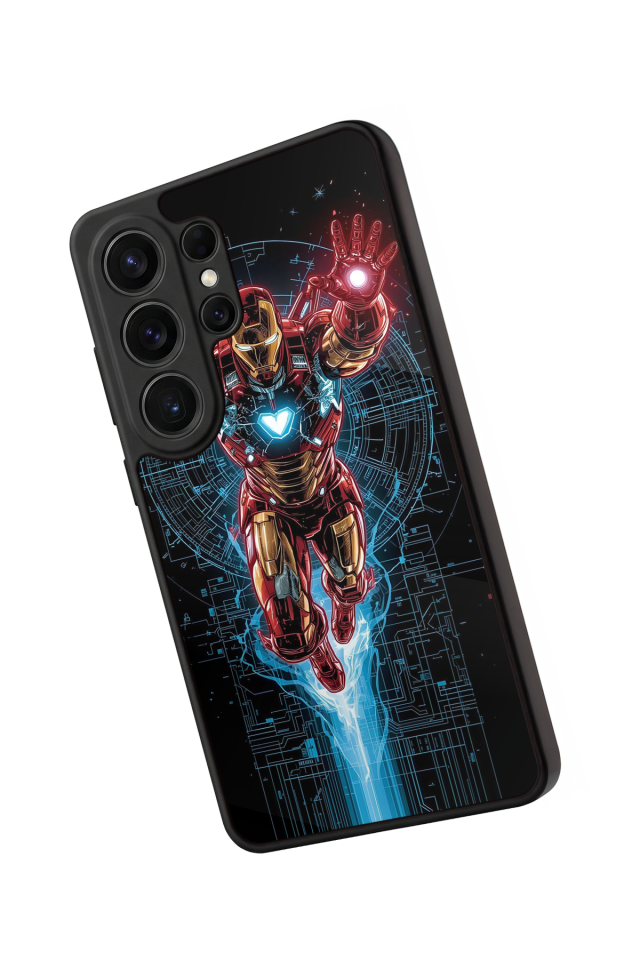 Samsung Galaxy S26 Ultra Uyumlu Iron Man ( Demir Adam ) Tasarımlı Glossy Premium Kılıf
