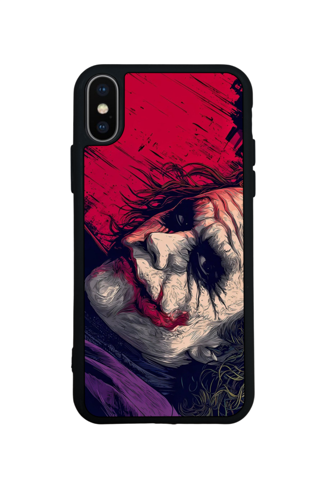iPhone X/ XS Uyumlu Joker Tasarımlı Glossy Premium Kılıf
