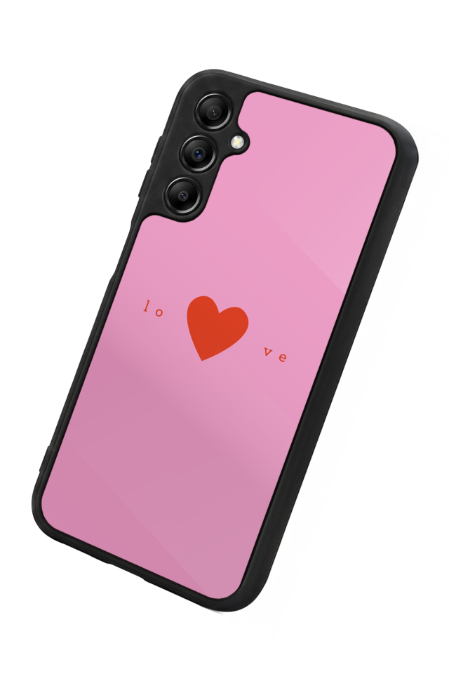 Samsung Galaxy A14 Uyumlu Kalp Love Tasarımlı Glossy Premium Kılıf