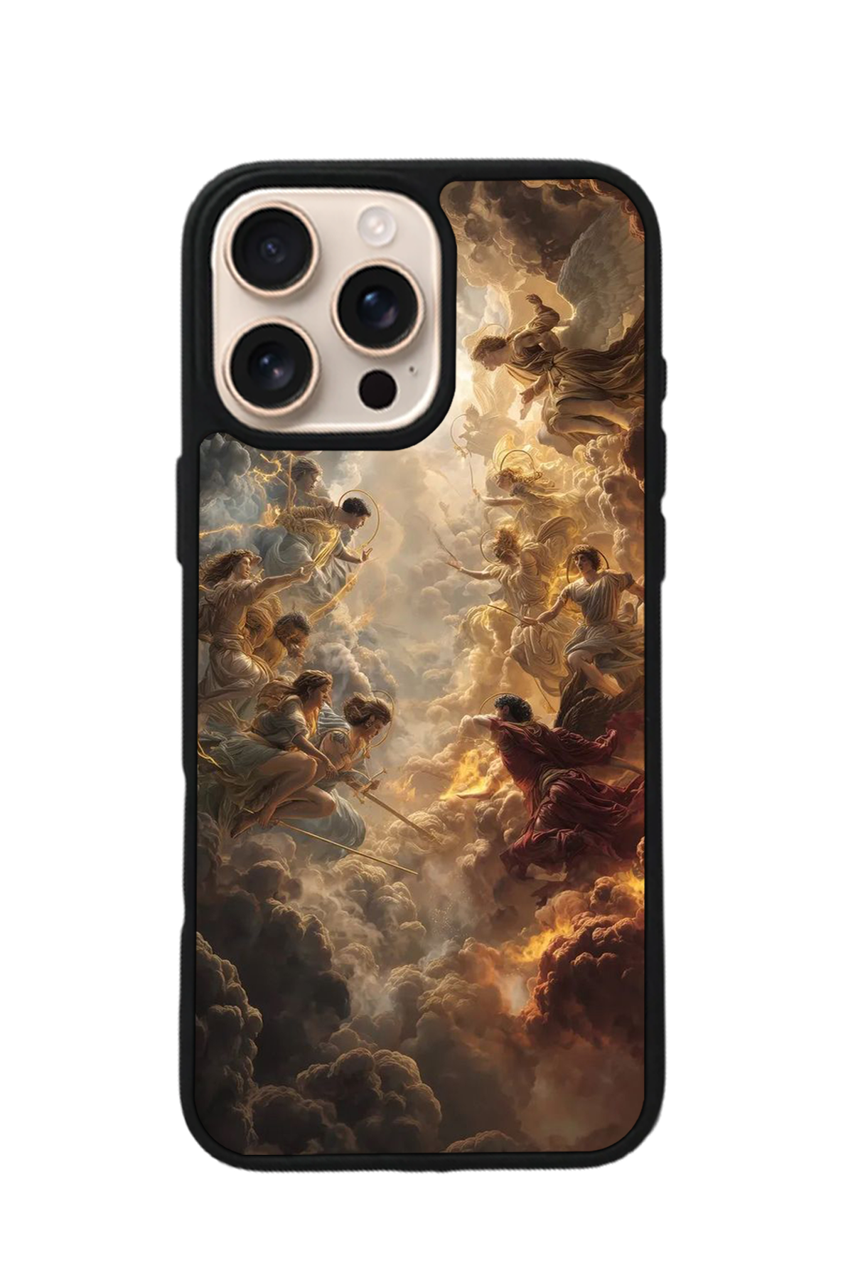 iPhone 15 Pro Uyumlu Melek Tasarımlı Glossy Premium Kılıf