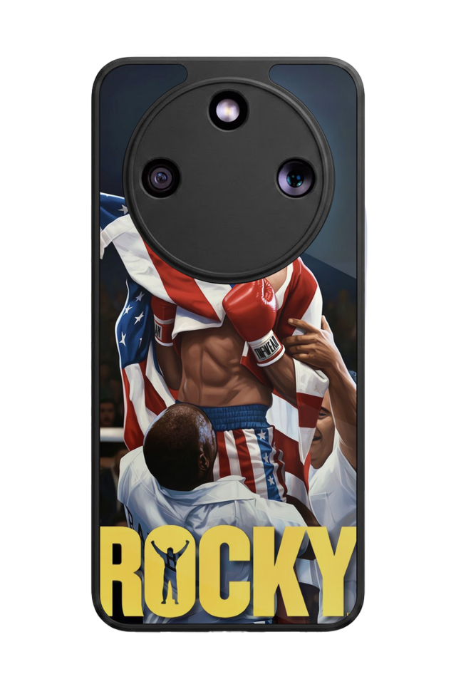 Honor Magic 8 Lite Uyumlu Rocky Tasarımlı Glossy Premium Kılıf