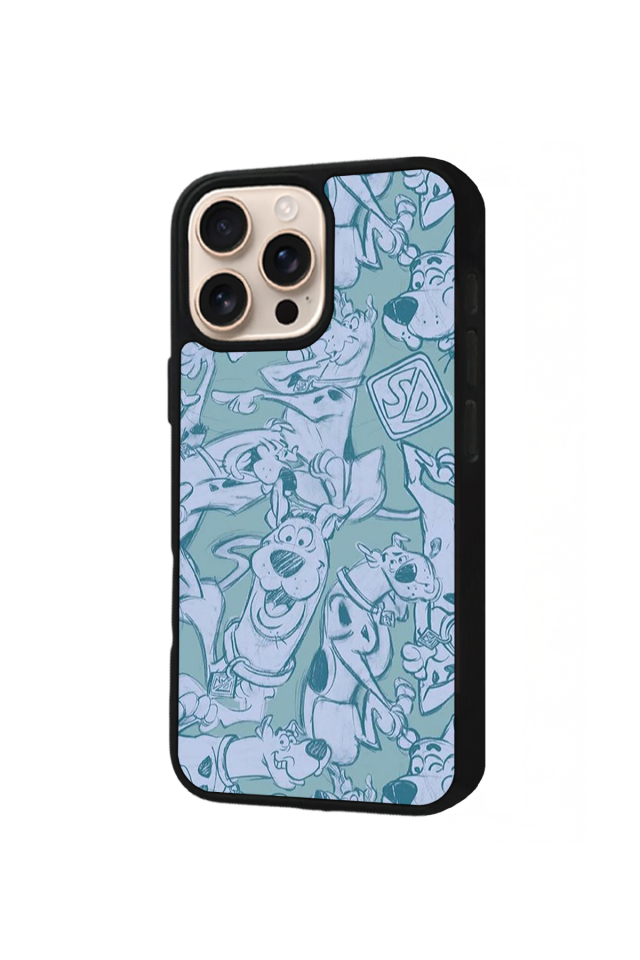 iPhone 16 Pro Uyumlu Scooby Doo Tasarımlı Glossy Premium Kılıf