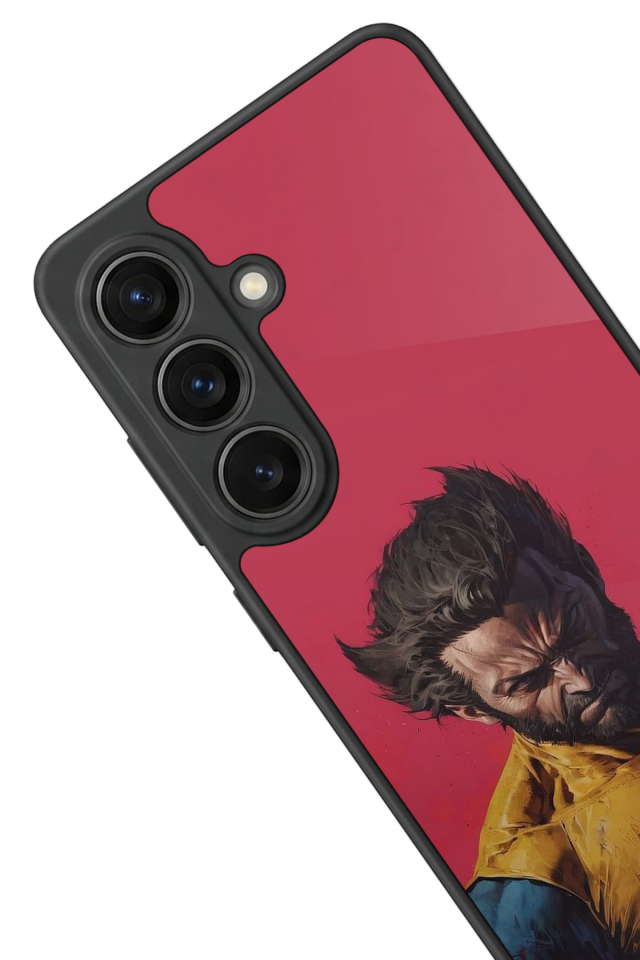 Samsung Galaxy S26 Uyumlu Wolverine Tasarımlı Glossy Premium Kılıf