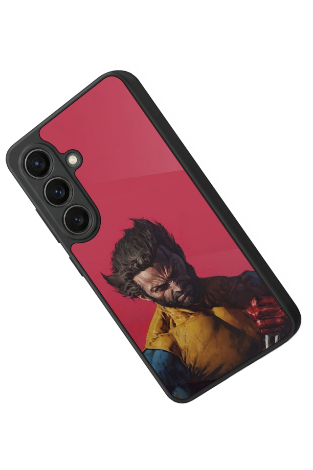 Samsung Galaxy S26 Uyumlu Wolverine Tasarımlı Glossy Premium Kılıf