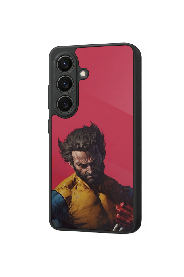 Samsung Galaxy S26 Uyumlu Wolverine Tasarımlı Glossy Premium Kılıf