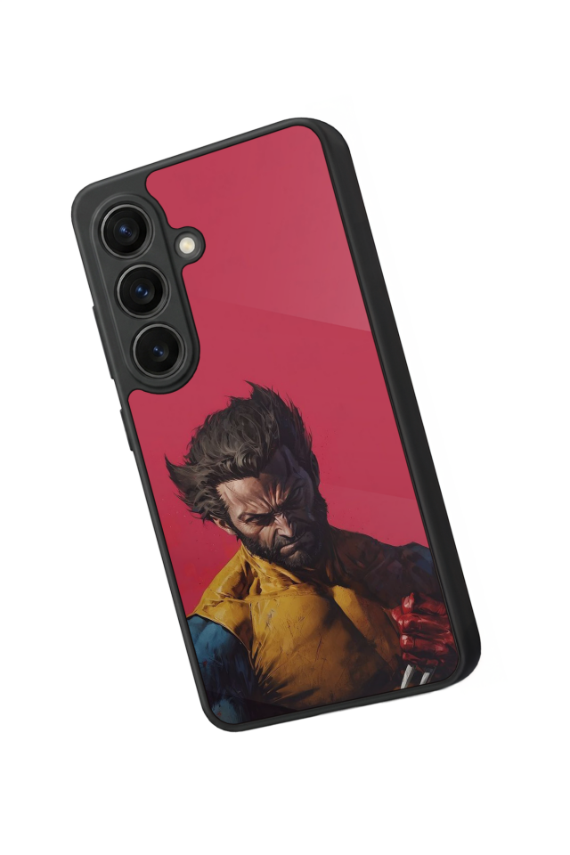 Samsung Galaxy S26 Uyumlu Wolverine Tasarımlı Glossy Premium Kılıf
