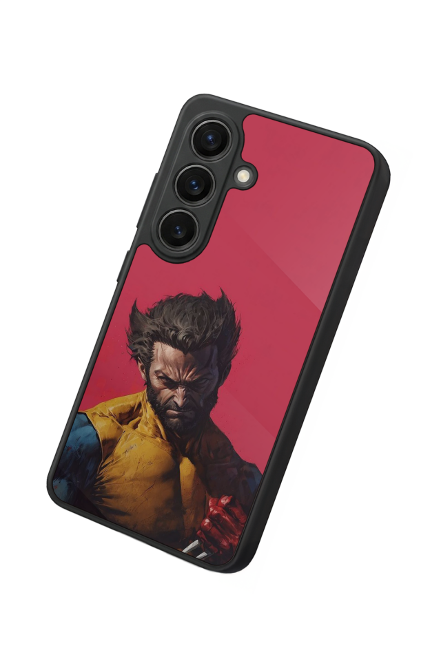 Samsung Galaxy S26 Uyumlu Wolverine Tasarımlı Glossy Premium Kılıf