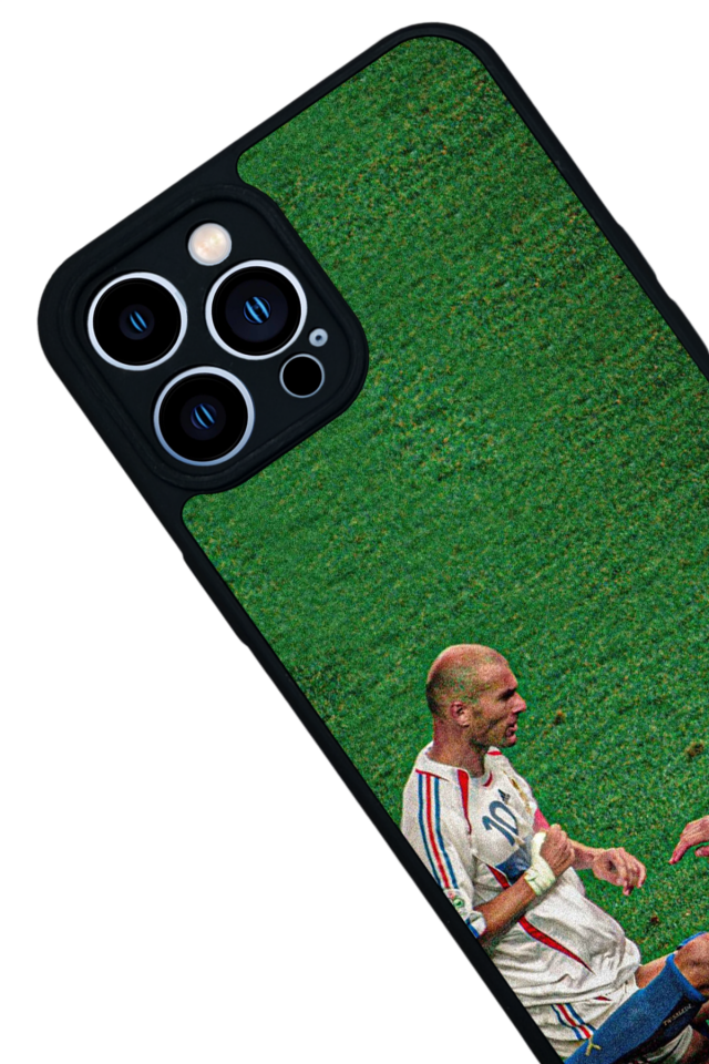 iPhone 13 Pro Max Uyumlu Zidane Tasarımlı Glossy Premium Kılıf