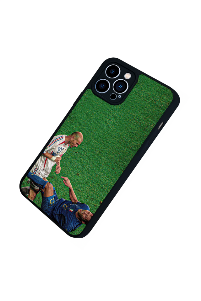 iPhone 13 Pro Max Uyumlu Zidane Tasarımlı Glossy Premium Kılıf