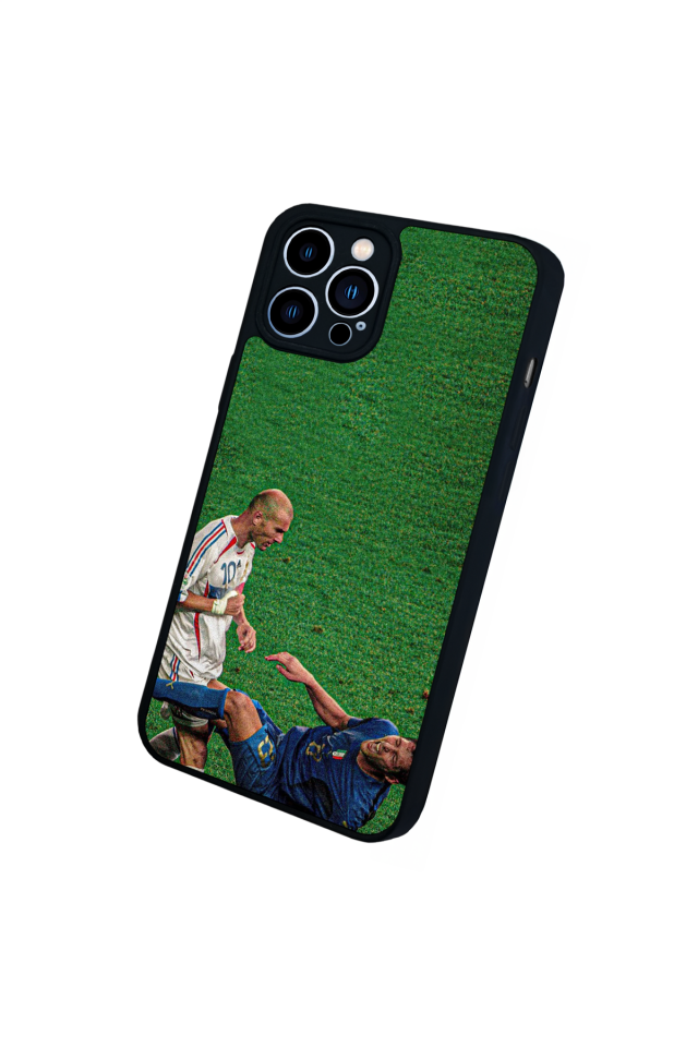 iPhone 13 Pro Max Uyumlu Zidane Tasarımlı Glossy Premium Kılıf