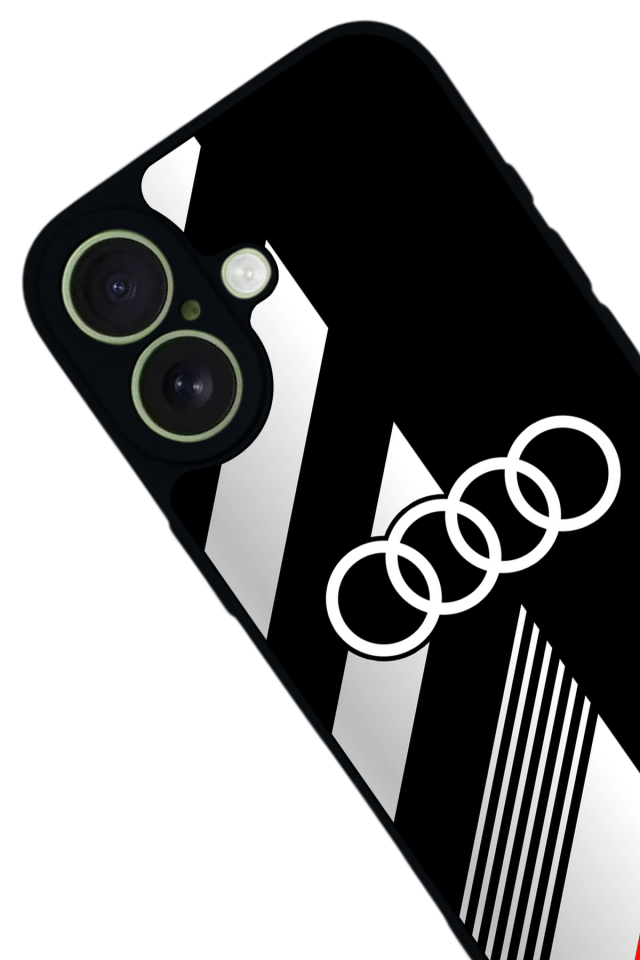iPhone 17 Uyumlu Audi Tasarımlı Glossy Premium Kılıf