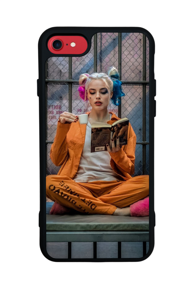iPhone SE Uyumlu HarleyQueen Tasarımlı Glossy Premium Kılıf