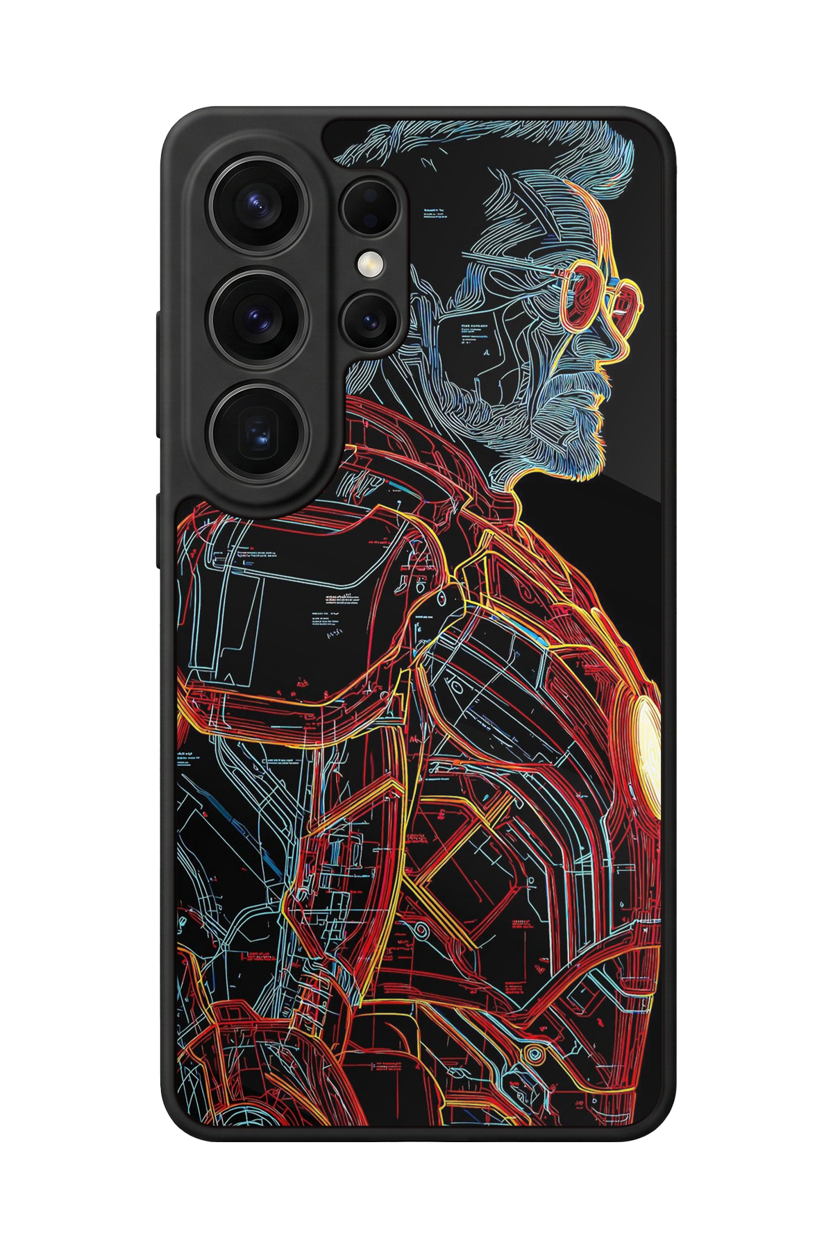 Samsung Galaxy S26 Ultra Uyumlu Iron Man ( Demir Adam ) Tasarımlı Glossy Premium Kılıf