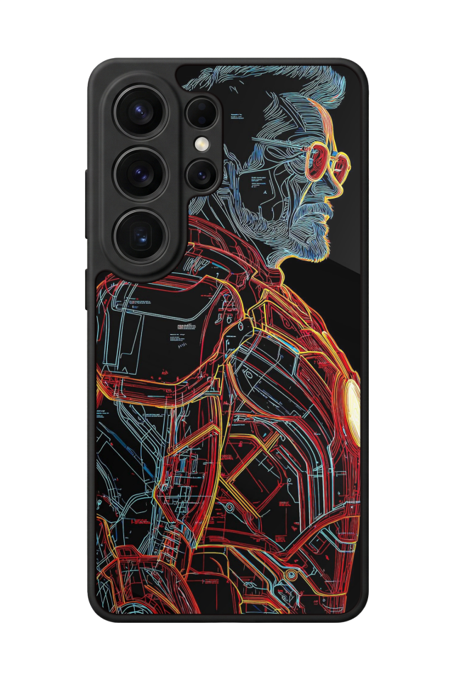 Samsung Galaxy S26 Ultra Uyumlu Iron Man ( Demir Adam ) Tasarımlı Glossy Premium Kılıf