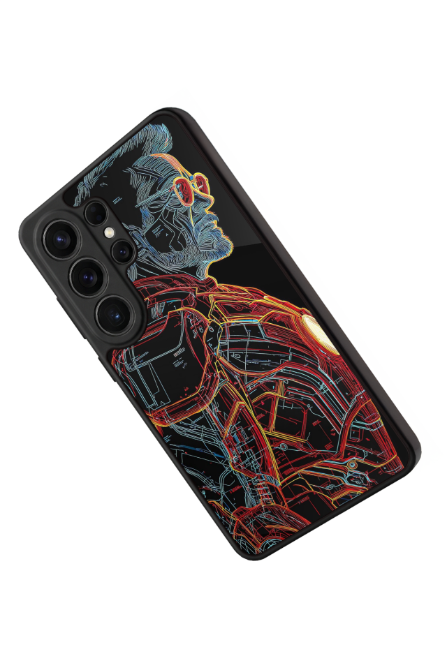 Samsung Galaxy S26 Ultra Uyumlu Iron Man ( Demir Adam ) Tasarımlı Glossy Premium Kılıf