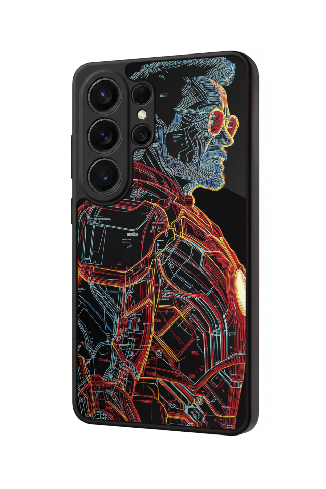 Samsung Galaxy S26 Ultra Uyumlu Iron Man ( Demir Adam ) Tasarımlı Glossy Premium Kılıf