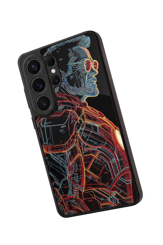 Samsung Galaxy S26 Ultra Uyumlu Iron Man ( Demir Adam ) Tasarımlı Glossy Premium Kılıf
