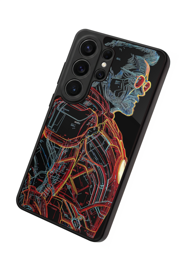 Samsung Galaxy S26 Ultra Uyumlu Iron Man ( Demir Adam ) Tasarımlı Glossy Premium Kılıf