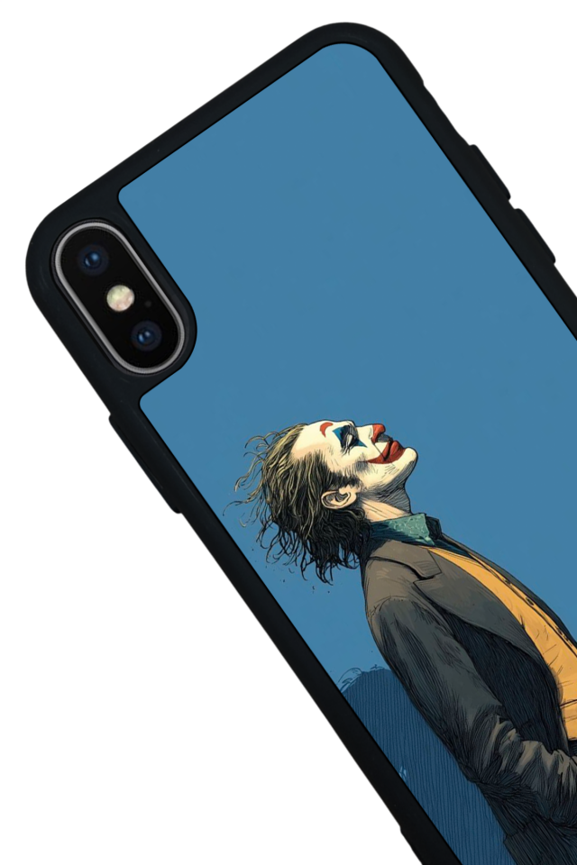 iPhone X/ XS Uyumlu Joker Tasarımlı Glossy Premium Kılıf