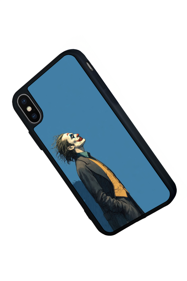 iPhone X/ XS Uyumlu Joker Tasarımlı Glossy Premium Kılıf