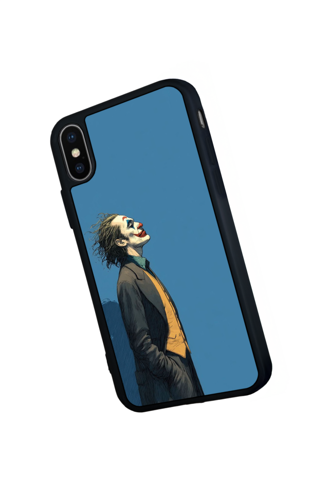 iPhone X/ XS Uyumlu Joker Tasarımlı Glossy Premium Kılıf