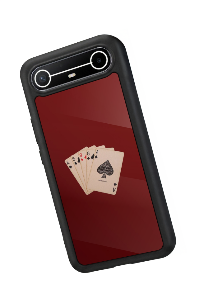 Tecno Spark Slim 5G Uyumlu Kart Tasarımlı Glossy Premium Kılıf