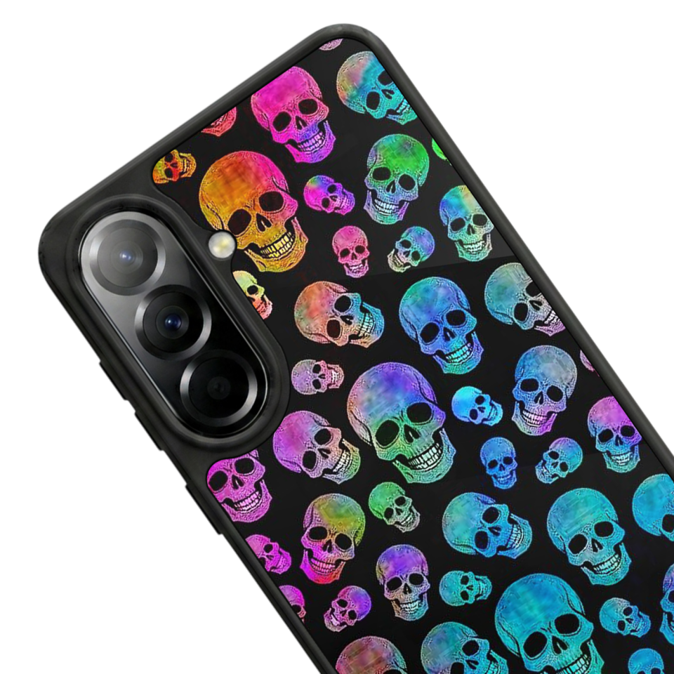 Samsung Galaxy A57 Uyumlu KuruKafa Tasarımlı Glossy Premium Kılıf