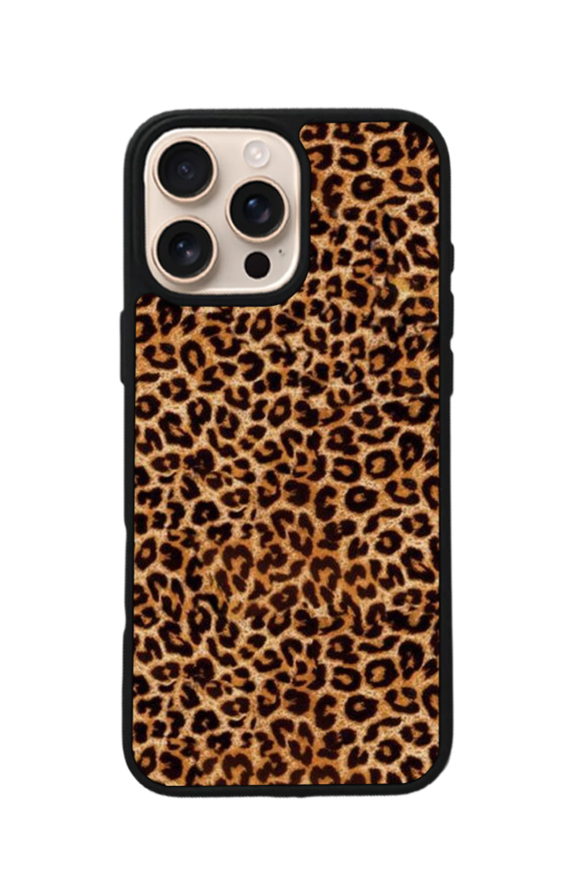 iPhone 15 Pro Max Uyumlu Leopar Tasarımlı Glossy Premium Kılıf
