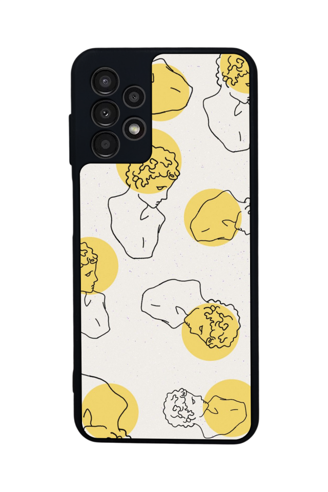 Samsung Galaxy A23 Uyumlu Line Art Tasarımlı Glossy Premium Kılıf