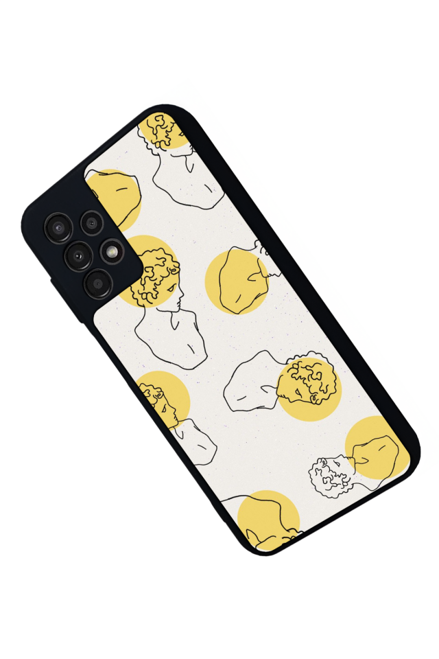 Samsung Galaxy A23 Uyumlu Line Art Tasarımlı Glossy Premium Kılıf