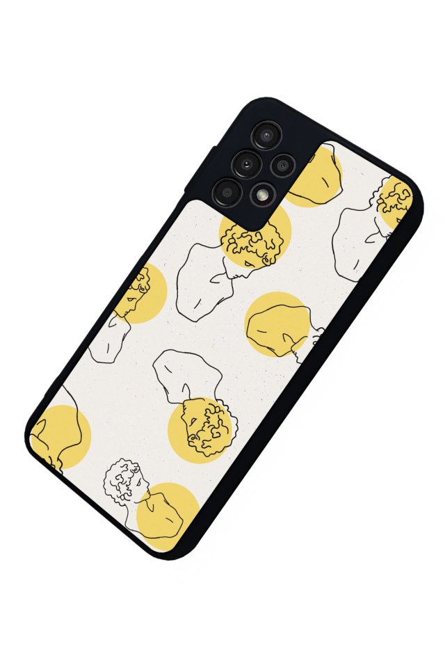 Samsung Galaxy A23 Uyumlu Line Art Tasarımlı Glossy Premium Kılıf