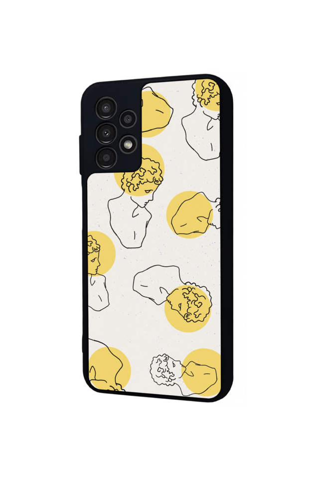 Samsung Galaxy A23 Uyumlu Line Art Tasarımlı Glossy Premium Kılıf