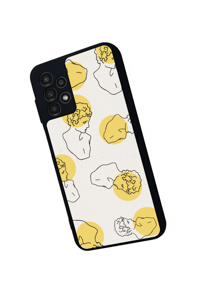Samsung Galaxy A23 Uyumlu Line Art Tasarımlı Glossy Premium Kılıf