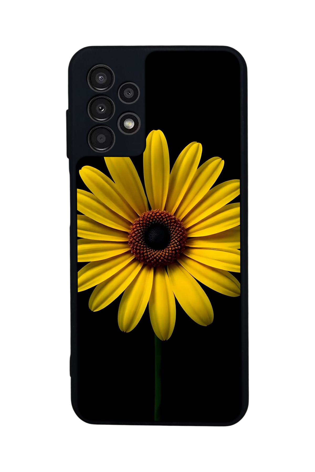 Samsung Galaxy A13 Uyumlu Papatya Tasarımlı Glossy Premium Kılıf
