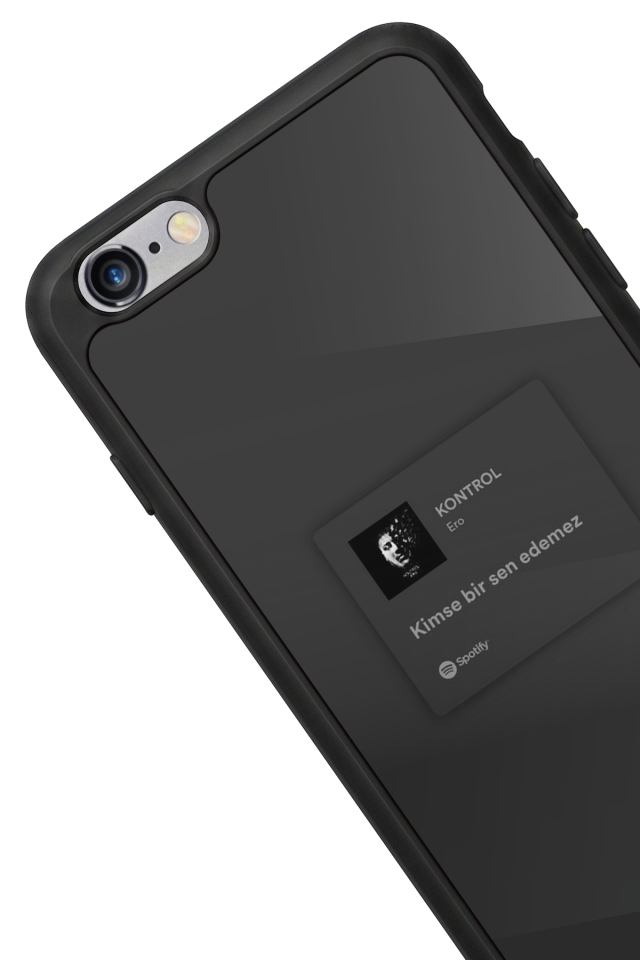 iPhone 6 Plus Uyumlu Sarki Sozleri Tasarımlı Glossy Premium Kılıf